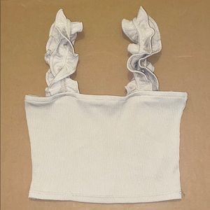 Zara Ruffle Crop Top SOLD